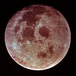 The moon photographed from the departing Apollo 11 craft The moon photographed from the departing Apollo 11 craft