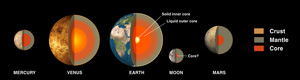 Internal structure of the terrestrial planets